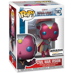 اسباب بازی اکشن فیگور اسپشیال 9 سانتی فانکو پاپ ویژن مدل Funko POP - Marvel - Civil War Captain America - Vision - Bobble Head - Exclusive _اسباب بازی اکشن فیگور